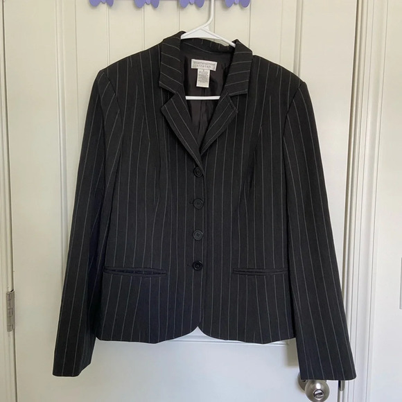 NWOT | Worthington women’s striped stretch blazer‎ — size 8 - Picture 1 of 5
